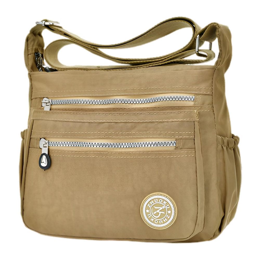 Waterproof Nylon Casual Crossbody Shoulder Messenger Bag Travel Purse :<